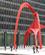 505 Calder's Flamingo Skulptur Chicago Illinois USA Anne Vibeke Rejser IMG 1787