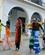 154 Optraedende Paa Stylter I Festlige Kostumer Plaza Vieja Havana Cuba Anne Vibeke Rejser IMG 0276