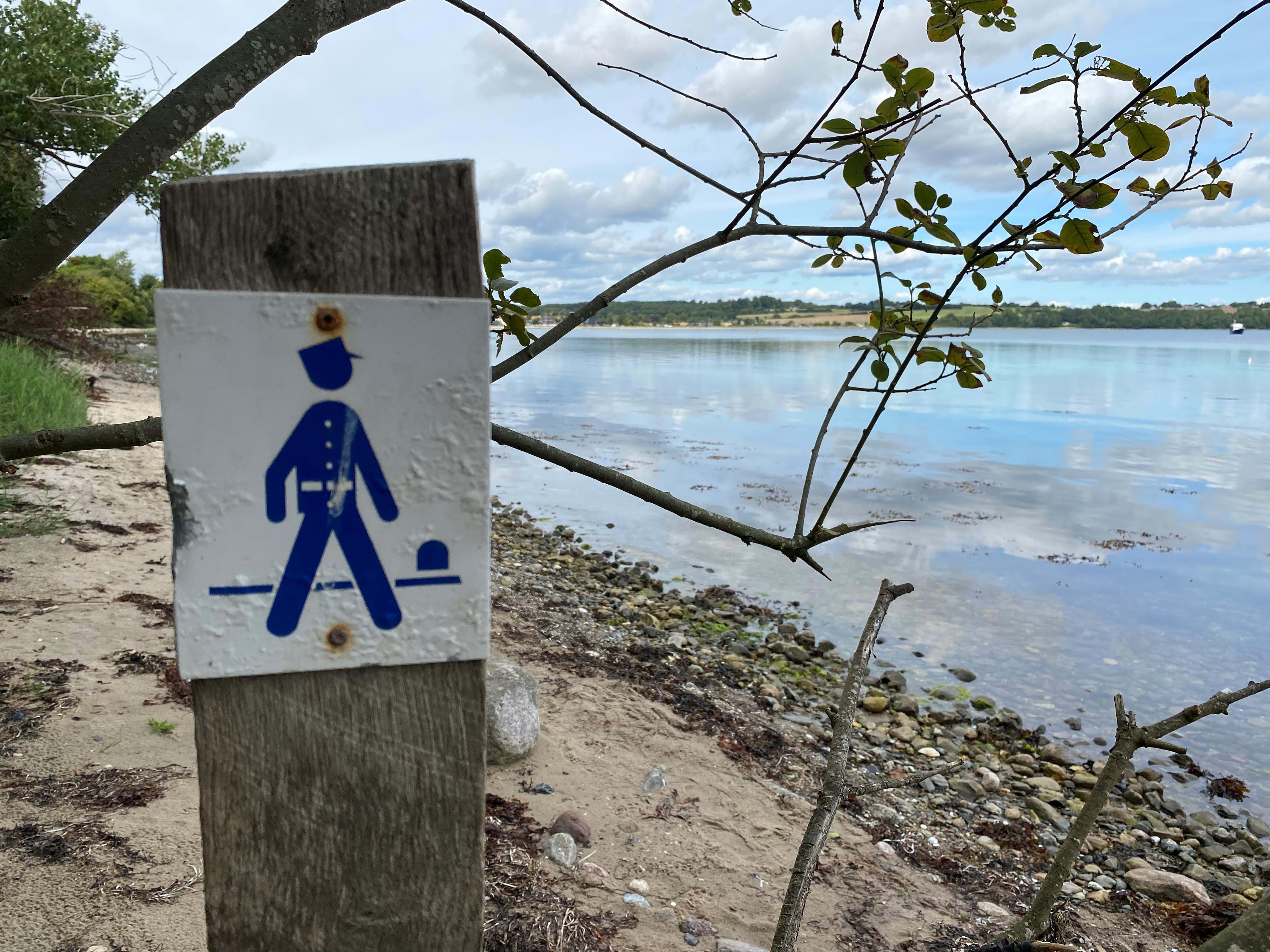 Danmark Gendarmstien Skilt Anne Vibeke Rejser 2020 Foto Lasse Loendahl