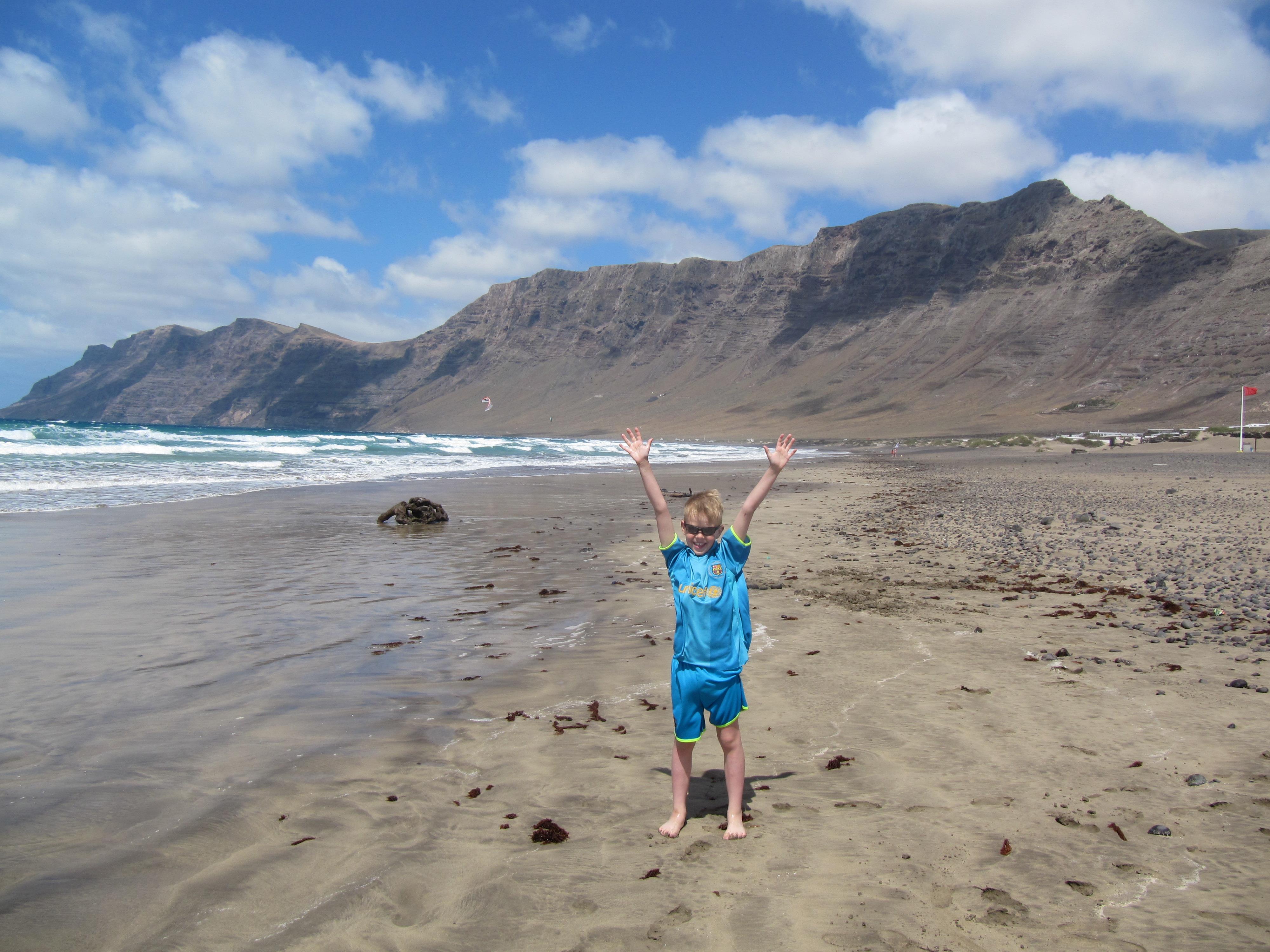 Spanien Lanzarote Natur Famara Club La Santa Anne Vibeke Rejser 2010 Foto Rasmus Schønning
